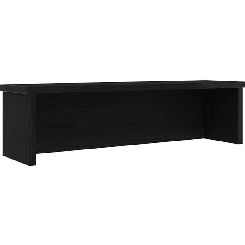 Tagère de cuisine empilable noir 50x15x16 cm bois d'ingénierie - Vidaxl