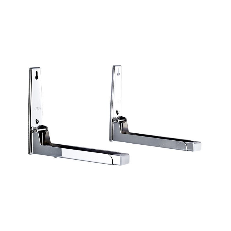 Tagère de cuisine en acier inoxydable Support pour micro-ondes en acier inoxydable 304