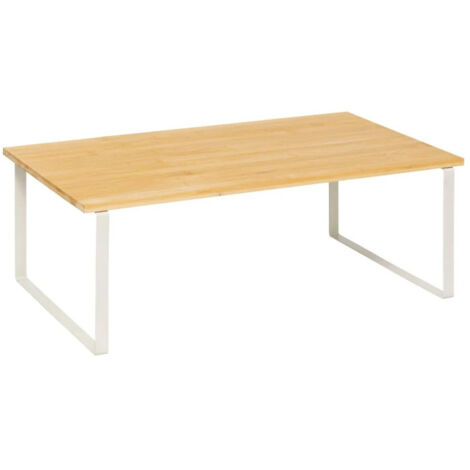 Étagère de Cuisine en Bambou "Ordera" 50cm Naturel & Blanc