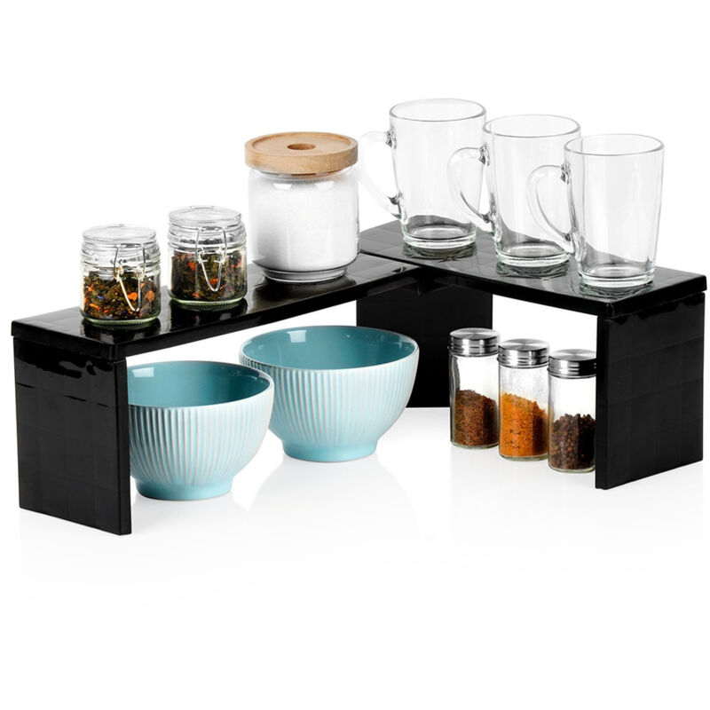 Étagère de cuisine pour comptoir, armoire d'angle ou droite, support de rangement