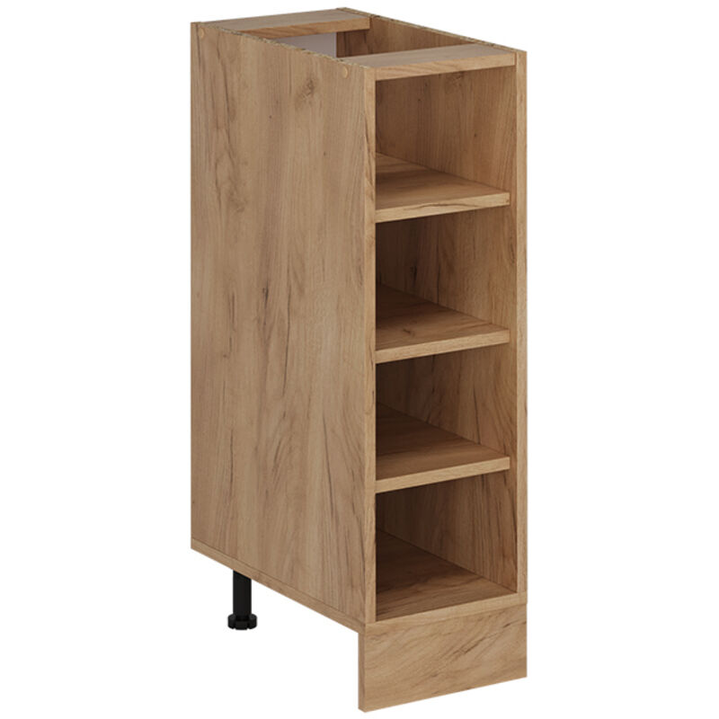 Etagère de cuisine R-Line, Chêne de force doré, 25cm sans pt Vicco
