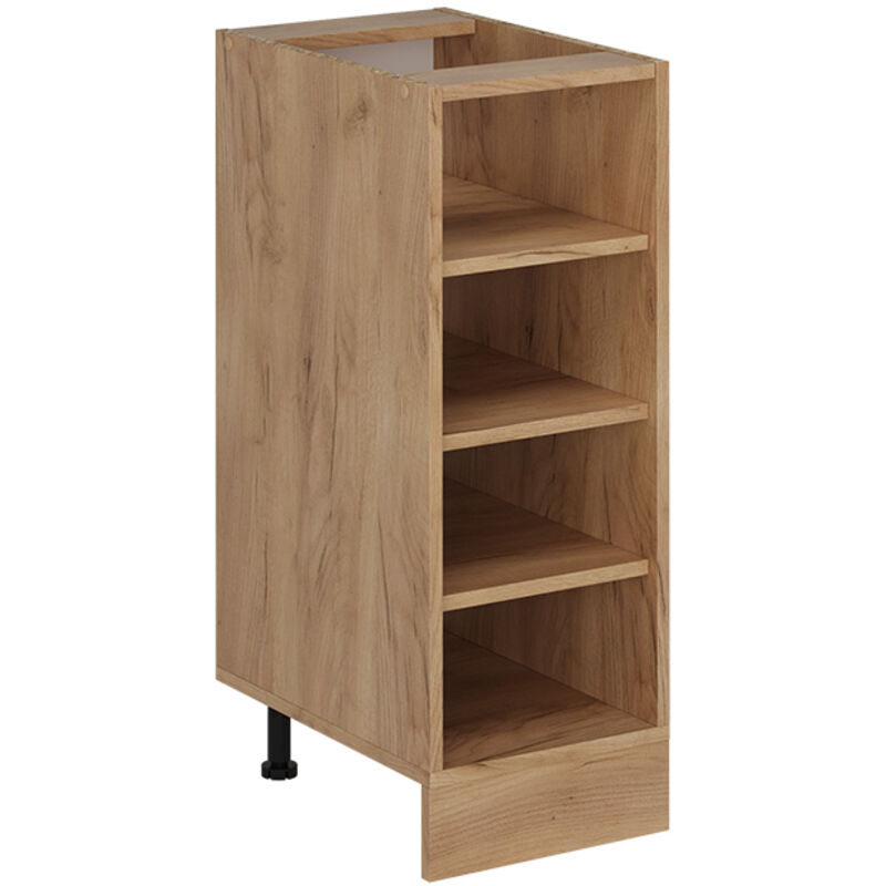 Vicco - Etagère de cuisine R-Line, Chêne de force doré, 30cm sans pt