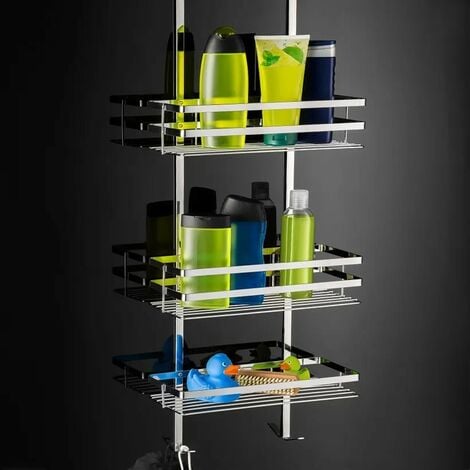 LE POISSON QUI JARDINE Étagère de douche 80 cm inox, moderne et classe