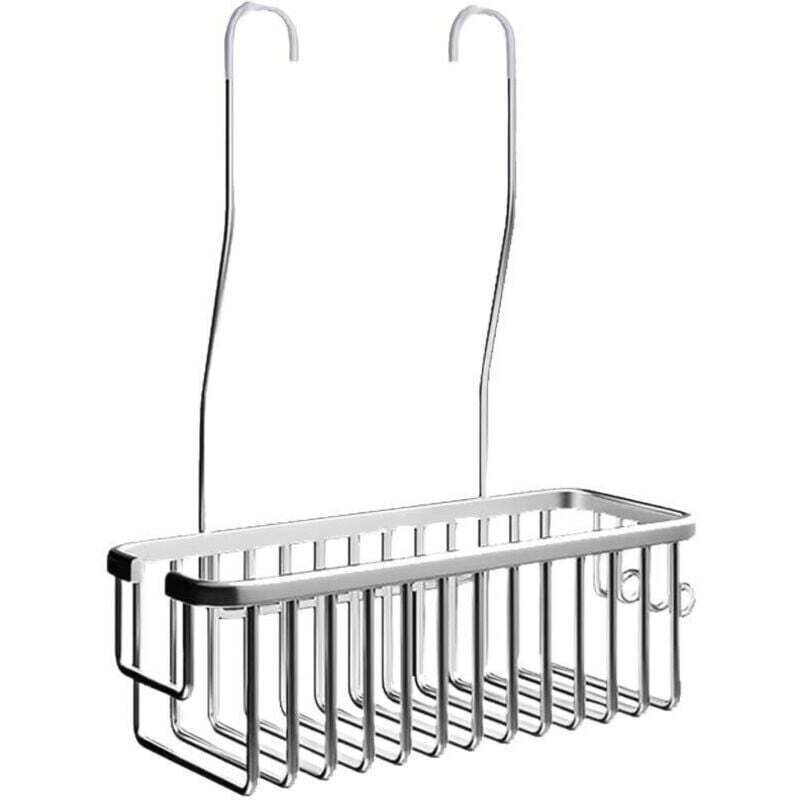 Etagère de Douche à accrocher au Mitigeur de Douche, Porte Shampoing en Acier Inoxydable Shower Caddy sans Perçage, 30 x 12 x 9.6 cm