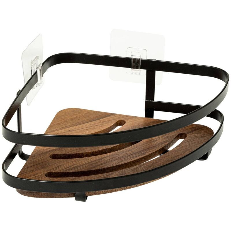 5five Simply Smart - tagère de douche d angle blackacia en acacia - 5five