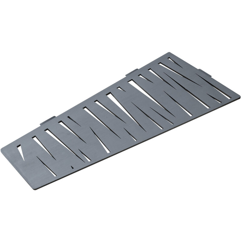 Etagère de douche en acier inox 26,8 x 7/12,2 x 26,2cm x 2 mm - Rectangulaire design Tiger - fixation sans perçage