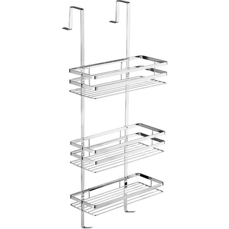 Étagère de douche - etagere de salle de bain, support de salle de bain, panier rangement douche - argent