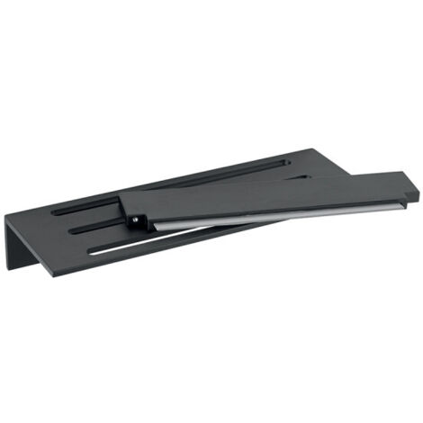 Etagère de douche murale avec raclette BlackMat FILO - CRISTINA ONDYNA CE11113