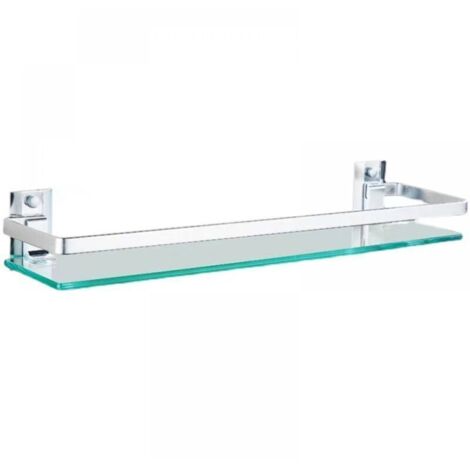 Étagère de douche murale, étagère de rangement pour salle de bain, deux méthodes d'installation pour créer un espace de salle de bain propre et organisé (30 cm)