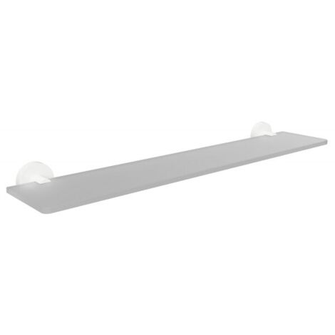 Etagère de douche murale WHITE 60 cm en verre