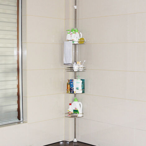 Étagère de douche télescopique en plastique ABS, rail de douche, support  HOT1, 32-48 cm, aucune proposition - AliExpress