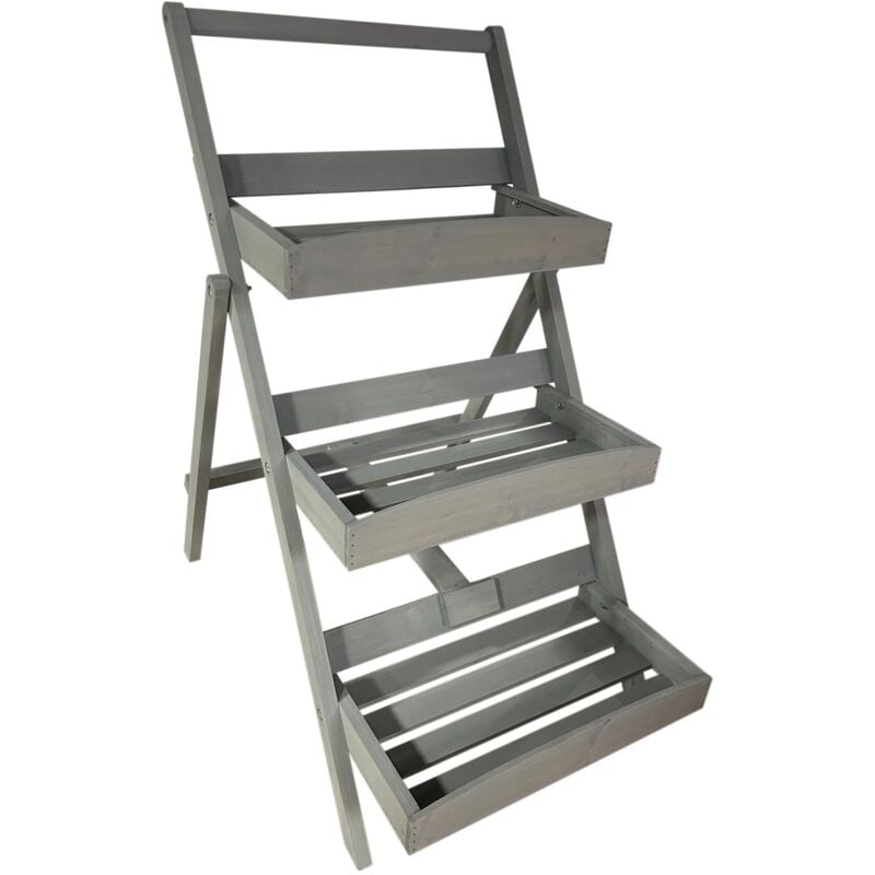 Werka Pro - tagère de jardin en bois 66,5x50,2x79,5cm