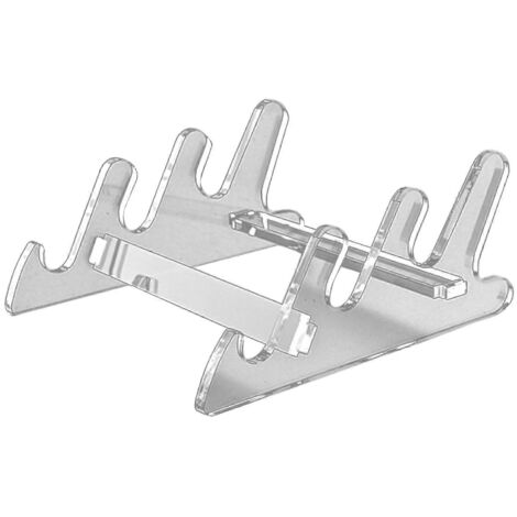 Étagère de présentation robuste pour claviers, support en acrylique à 3 emplacements pour la maison
