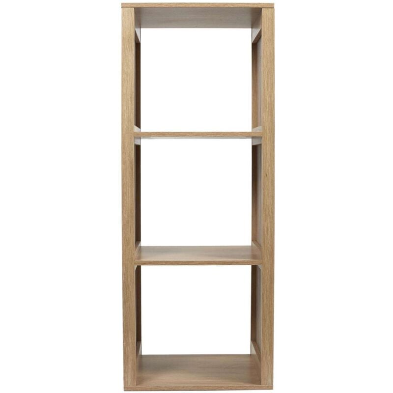 The Home Deco Factory - Etagère de rangement 3 cases Saulk en bois
