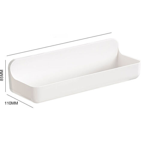 Étagère de rangement à ventouses pour salle de bain, égouttoir mural, fixation sans perçage, rangement pour savon mural, gain de place