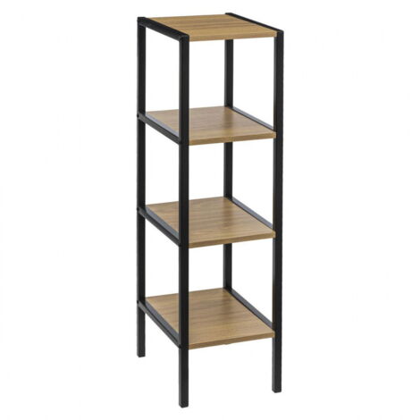 NORTHIX Étagère de rangement avec 4 étagères - 22 x 28 x 80 cm