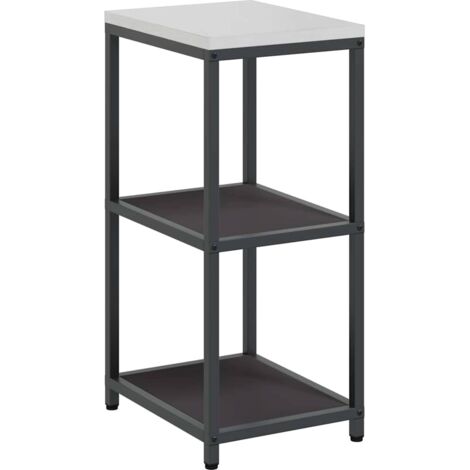 Étagère de rangement de cuisine avec étagère Noir Acier CFW17791