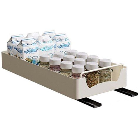 Étagère de rangement de cuisine, panier coulissant pour placard, petit tiroir métallique coulissant