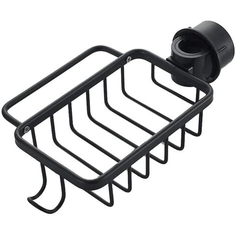 Étagère de rangement de cuisine, porte-robinet, panier suspendu pour égouttoir d'évier en aluminium, rangement pour évier.