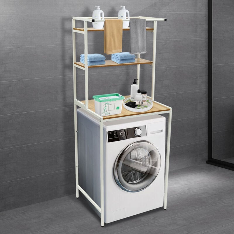 Tagère de rangement de salle de bain moderne Organiseur Rack sur pied Étagère de stockage