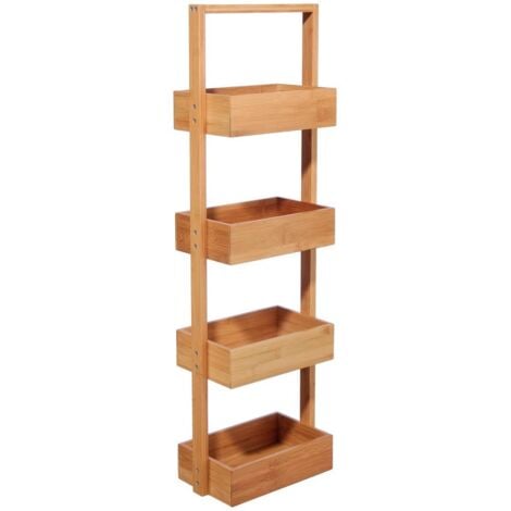 5FIVE SIMPLY SMART Desserte 4 niveaux bambou - 5five