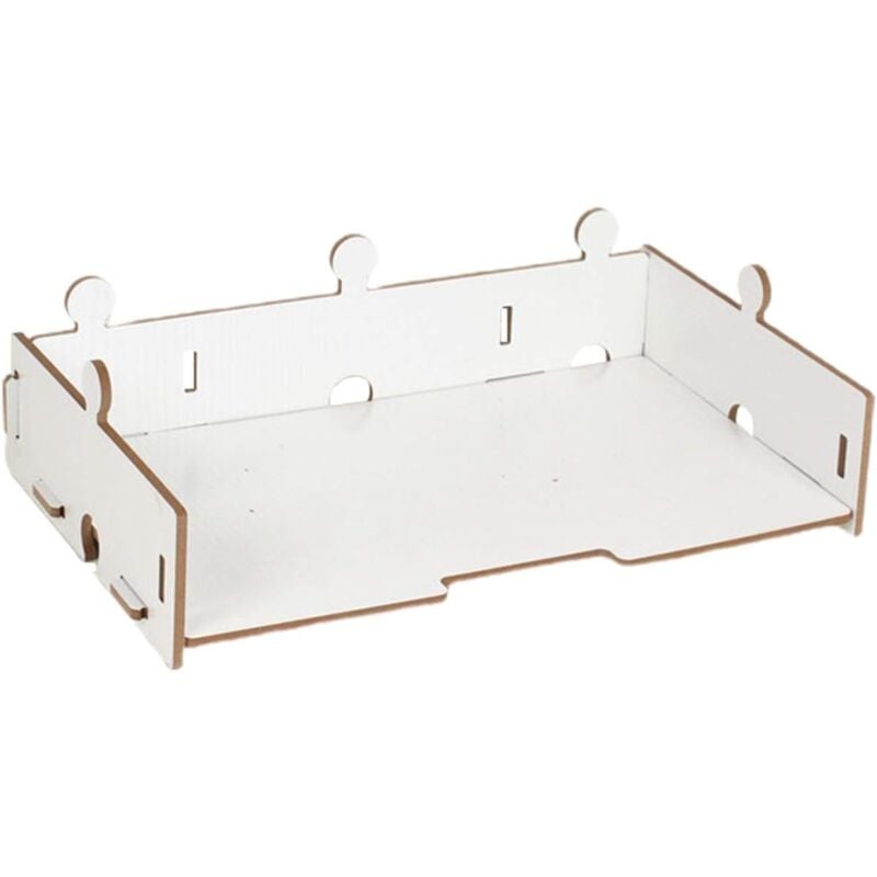 Alovez - tagère de rangement en bois, bibliothèque empilable, étagère de bureau