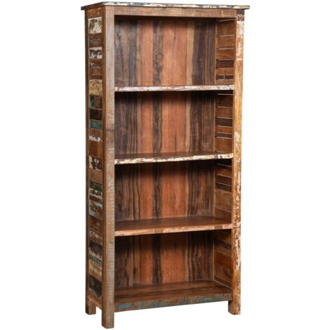Étagère de rangement en bois, design moderne, étagère décorative pour salon, bureau, style ethnique