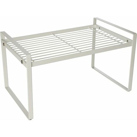 Étagère de rangement en métal pour armoires de cuisine dans évier, drain, garde-manger, étagère à épices 33x21x18 cm，HANBING