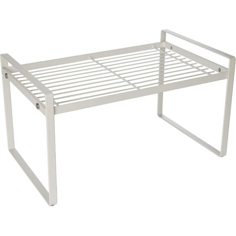 Étagère de Rangement en Métal pour Placard de Cuisine sous Evier Rack, Égouttoirs, Garde-manger, Porte-épices, Réfrigérateur, Organiseurs de Vaisselle Support pour Comptoir