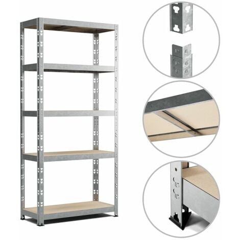 Étagère de rangement charge lourde : 180cm x 120cm x 60cm - Rayonnages –  G-Rack US