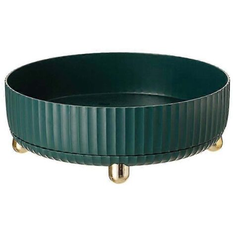Étagère de rangement multifonction rotative à 360°, résistante à l'huile et antidérapante, pour ustensiles de cuisine.