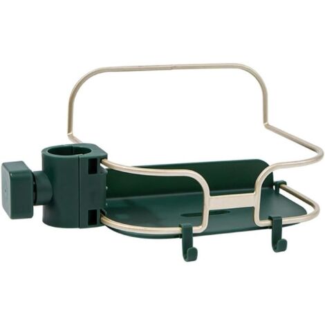 Étagère de rangement pour robinetterie durable, robuste, supportant une charge importante, étagère à champignons suspendue et rotative, étagère d'évier grande capacité, étagère de rangement pour robin