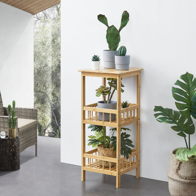 [en.casa] - tagère de rangement Pyhäjärvi à 3 niveaux 79 x 33 x 33 cm