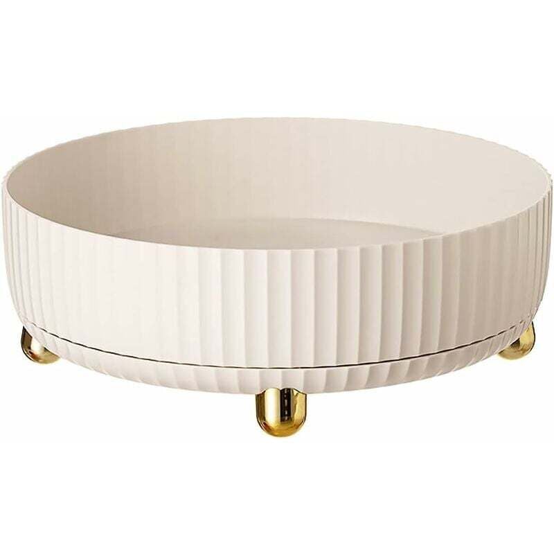 Ahlsen Étagère De Rangement Rotative, Organisateur De Plateau Rotatif À 360 °, Étagère À Épices Rotative, Plateau Rotatif De Cuisine Antidérapant