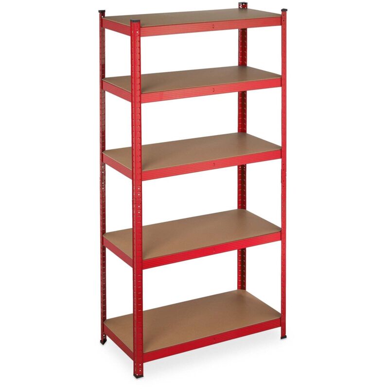 Etagere de rangement rouge