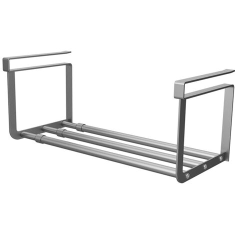 Étagère de rangement télescopique, étagère de rangement télescopique pour armoire/étagère à chaussures, adaptée aux armoires de 45 à 80 cm x 20,5 x 15 cm