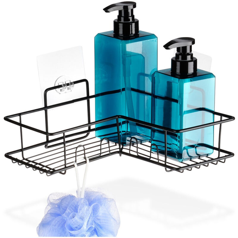 Étagère de salle de bain autocollante pour accessoires de douche et cosmétiques