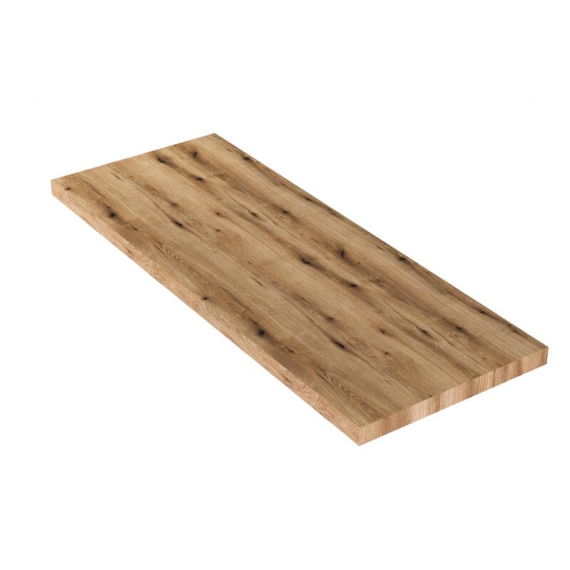 Abitare - tagère de salle de bain pour vasque sur pied 120 cm coloris noyer foncé - Metz - Mensola