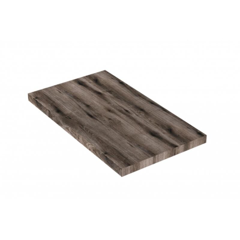 Étagère de salle de bain pour vasque sur pied 80x46x3,8 cm wengé - Metz - Mensola