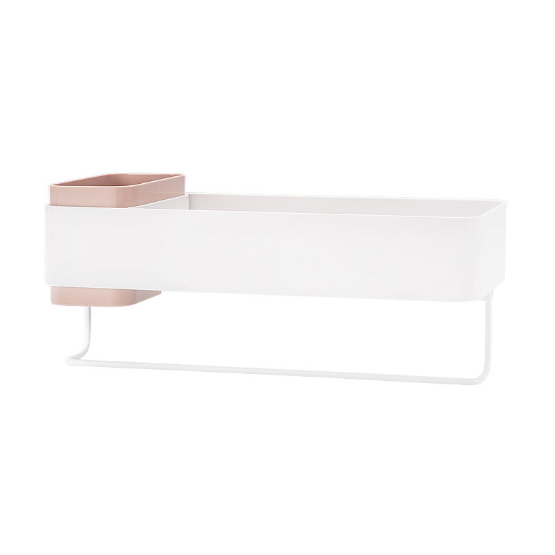 XVX - tagère de salle de bain sans perçage Étagères flottantes Support de rangement mural for shampoing, gel douche, étagère à serviettes