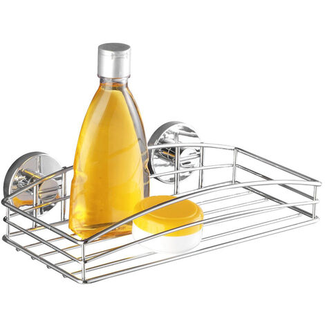 Étagère de salle de bain Vacuum-Loc - acier chromé, WENKO