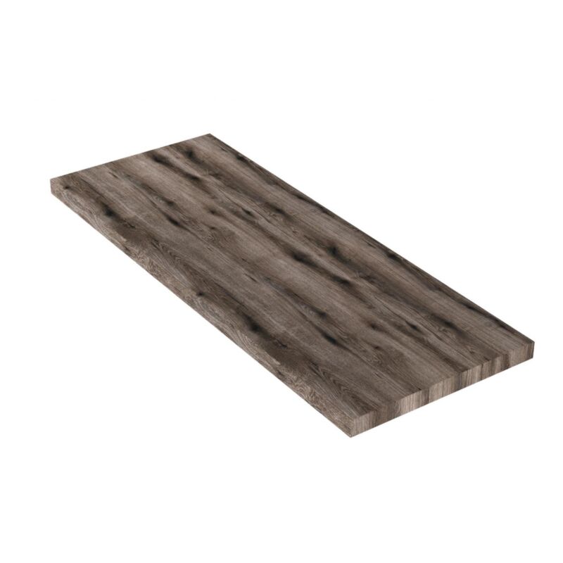 Abitare - tagère de salle de bain porte lavabo à poser 120x46x3,8 cm wenge - Metz - Mensola