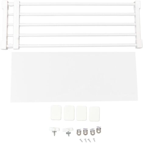 Étagère de tension de placard extensible sans clous, diviseur d'armoire, support de rangement pour armoire de 75 à 120 cm de longueur