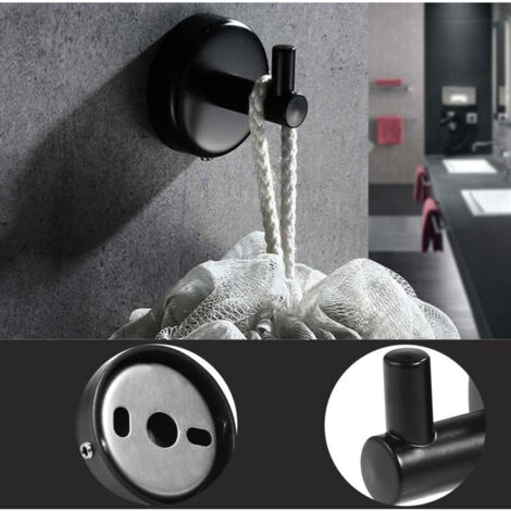 Étagère de toilette murale, cintre pour vêtements, chapeaux, salle de bains, cuisine, décoration de toilettes