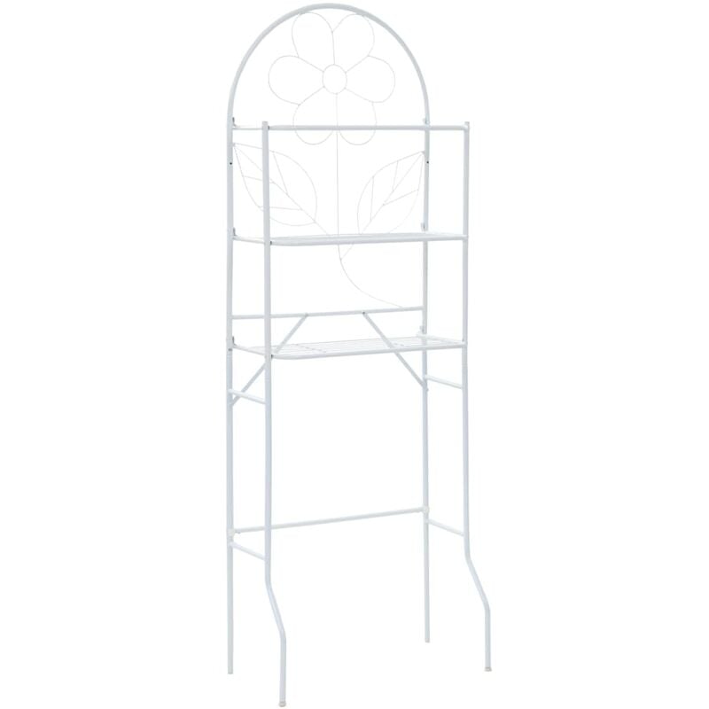 Vidaxl - tagère de toilette Blanc 60 x 33 x 174 cm