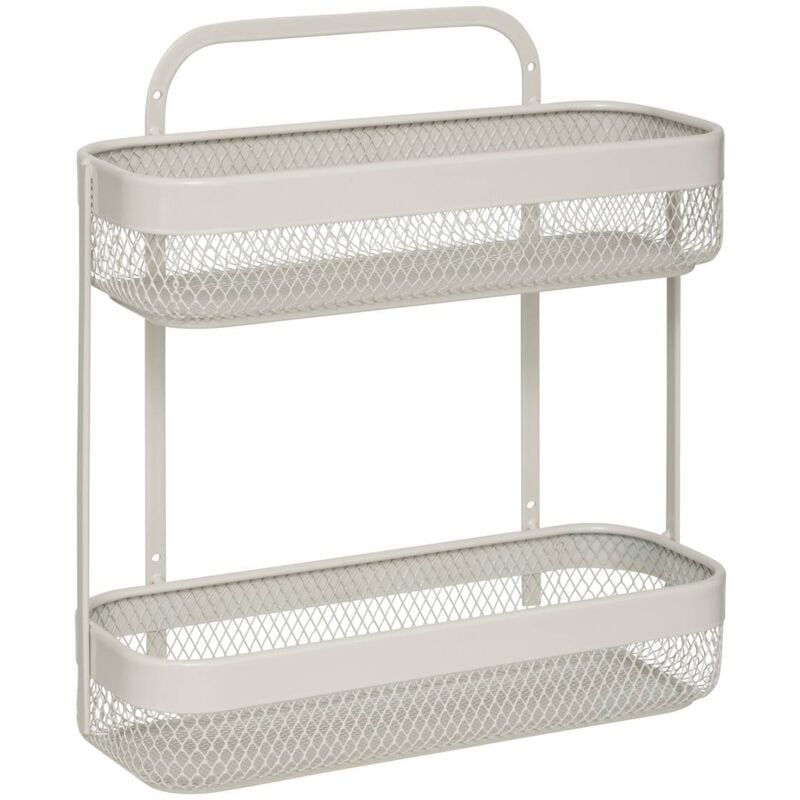Étagère mayaj 2 niveaux en métal beige - 5five