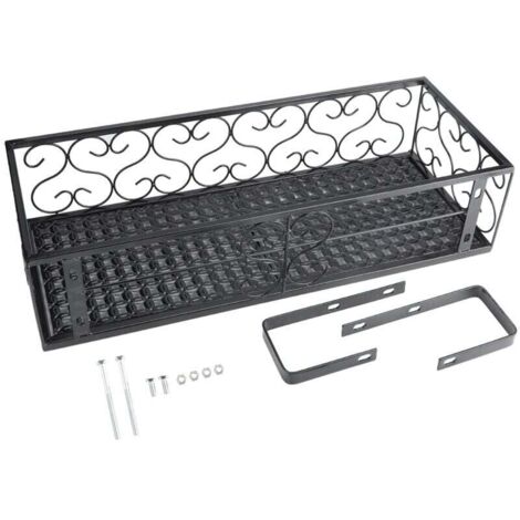 Étagère décorative pour pot de fleurs Zoternen, support pour plantes, balcon, fer