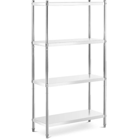 Etagère d'entrepôt de restauration en métal jusqu'à 200 kg 100 x 40 x 180 cm
