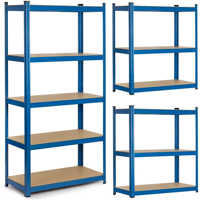 Etagère d'entrepôt en métal 180 x 90 x 30 cm Humberg 4845