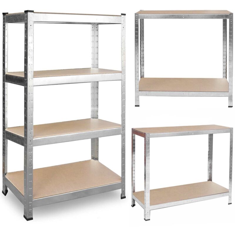 Etagère d'entrepôt en métal 180 x 90 x 40 Plonos 470200